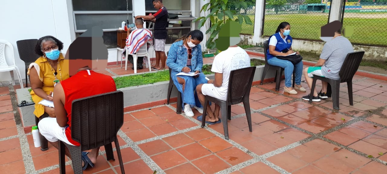 Atención integral en salud a sindicados en Estación de Policía en Chambacú