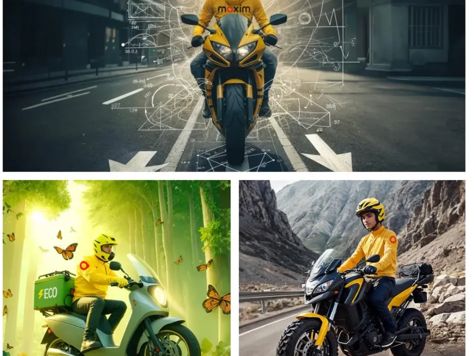 Maxim revela cómo luce un conductor de moto a través de Inteligencia Artificial