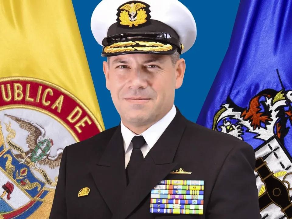 Vicealmirante Juan Ricardo Rozo, nuevo comandante de la Armada de Colombia