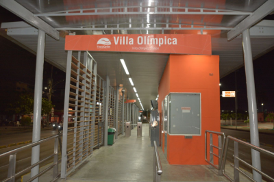 La estación Villa Olímpica, recientemente renovada y mejorada, jugará un papel clave en este esfuerzo.