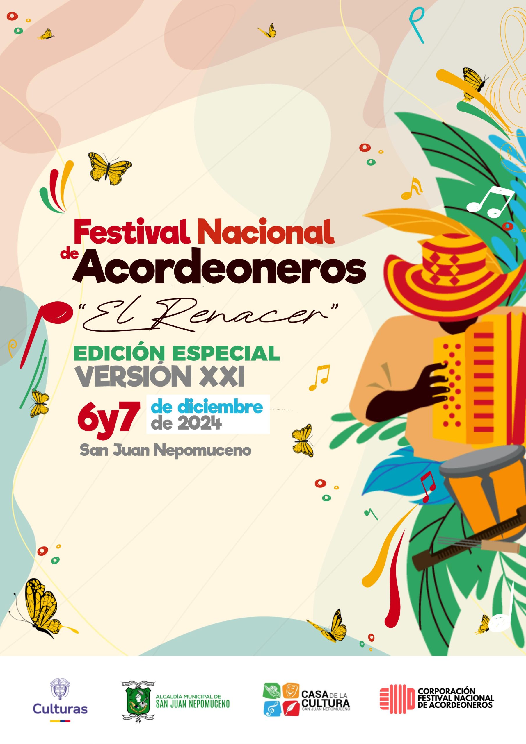 San Juan Nepomuceno prepara el renacer del Festival Nacional de Acordeoneros