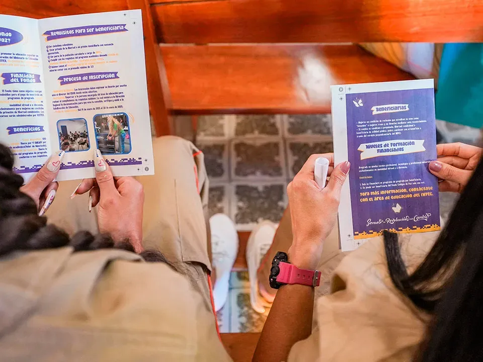 ‘Códigos de Paz’ transforma reintegración social de mujeres privadas de la libertad