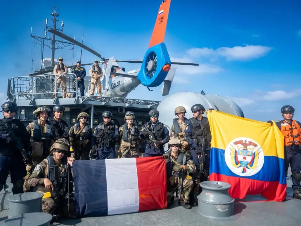 Colombia, EE.UU. y Francia refuerzan cooperación en el mar Caribe