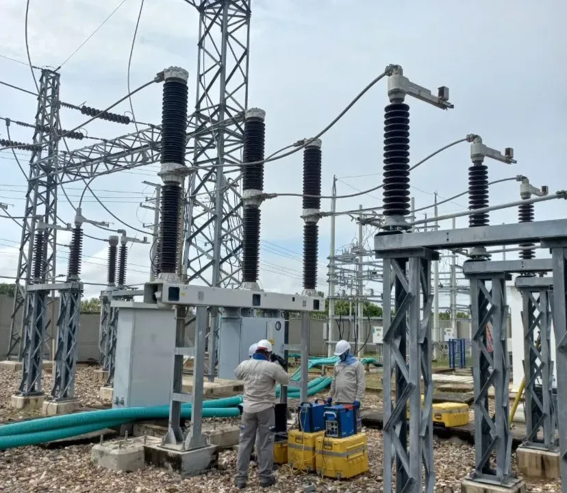 Avanza la normalización del servicio de energía en Cartagena y municipios cercanos