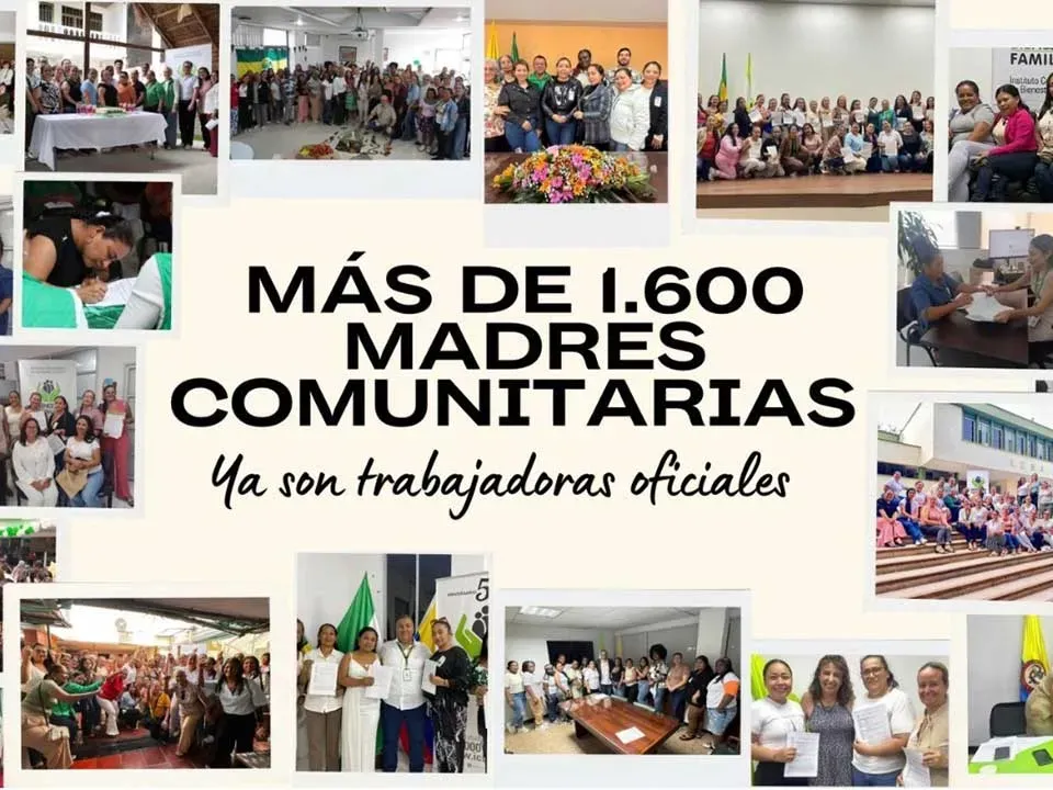 Más de 1.600 madres comunitarias ya son trabajadoras oficiales de planta del ICBF