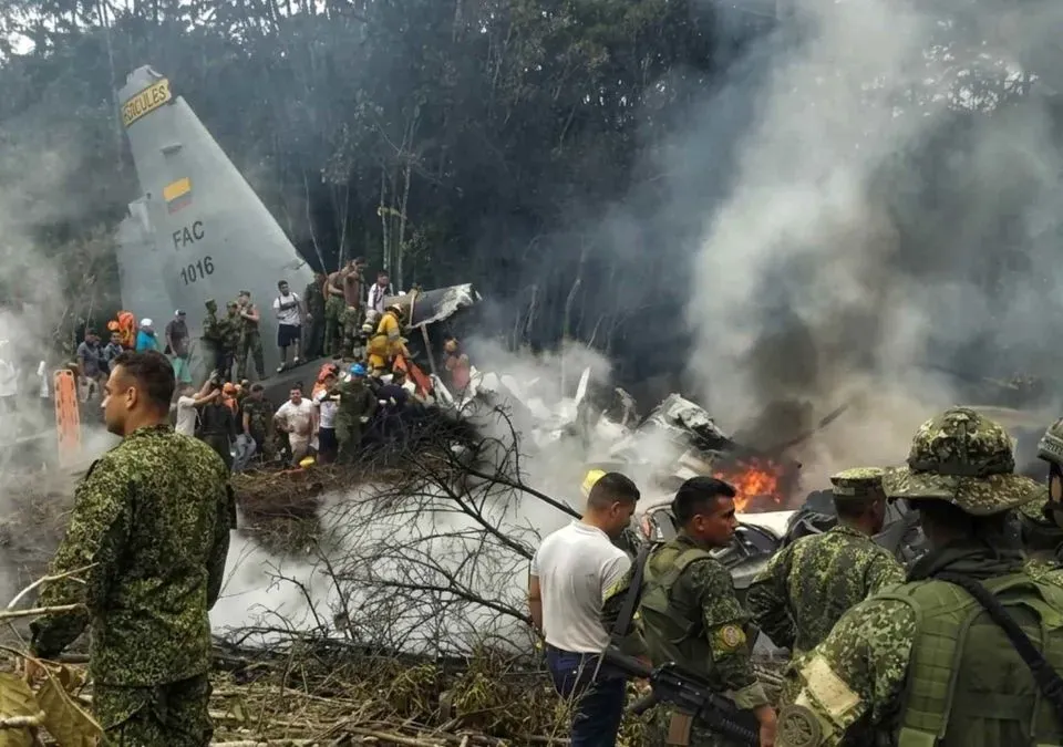 Descartan atentado contra avión de la FAC que cayó en Putumayo/ Se evacuaron más de 70 heridos
