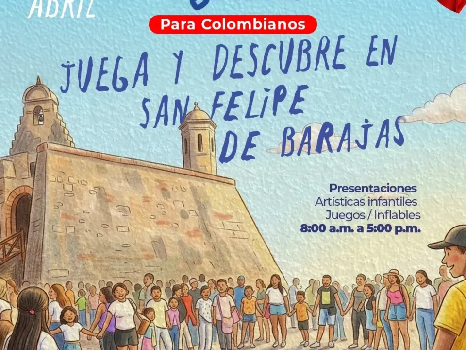 Vive un domingo gratis dedicado a la niñez en el Castillo de San Felipe de Barajas
