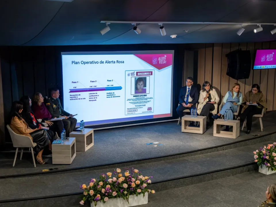 Entra en funcionamiento Alerta Rosa para la búsqueda inmediata de personas desaparecidas en Colombia