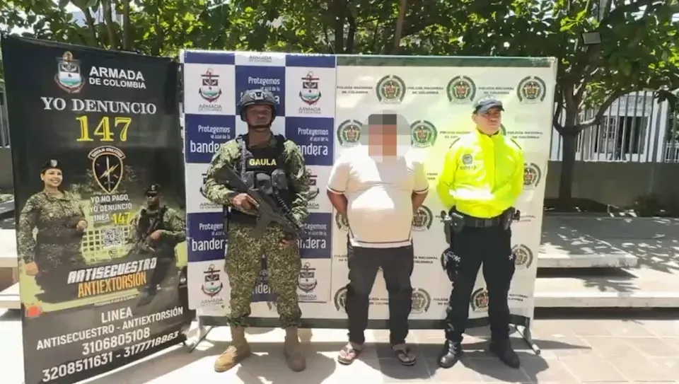 Capturan en Cartagena a alias “Blanco”, presunto cabecilla del ‘Clan del Golfo’