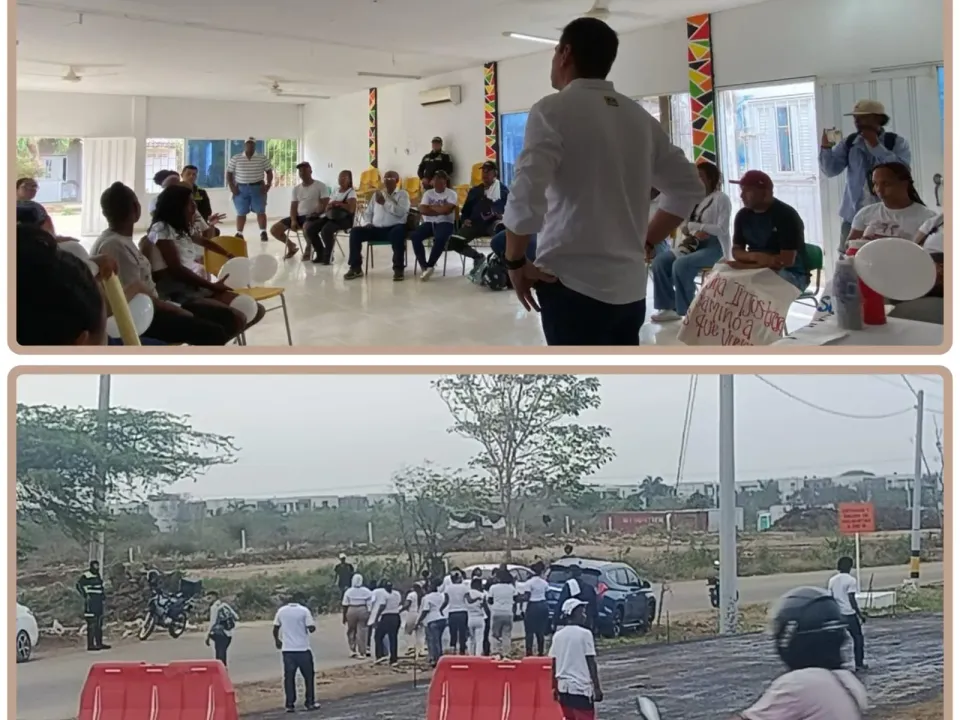 Alcaldía de Cartagena desactiva bloqueo en la Vía del Mar tras diálogo con las comunidades