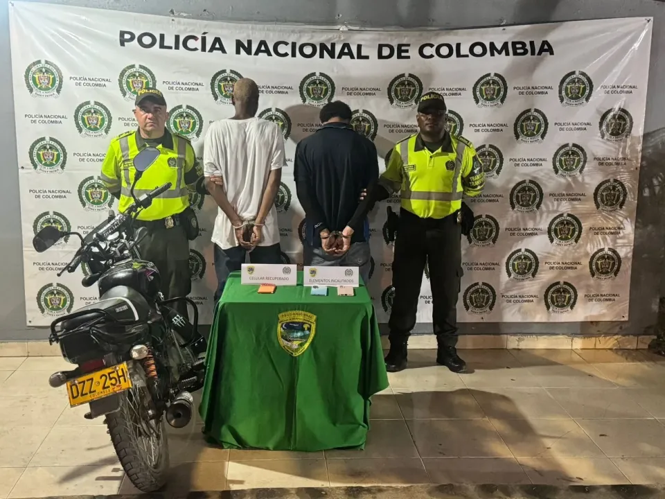 Envían a la cárcel a dos presuntos ladrones capturados en la vía San Onofre–Cartagena