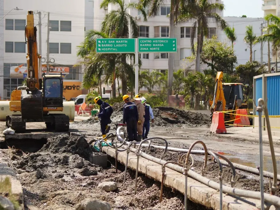 Arrancó Megaproyecto que acabará inundaciones históricas en zona turística de Cartagena