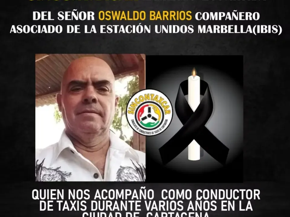 Asesinan al taxista Oswaldo Barrios Arnedo en atraco en La Esperanza 