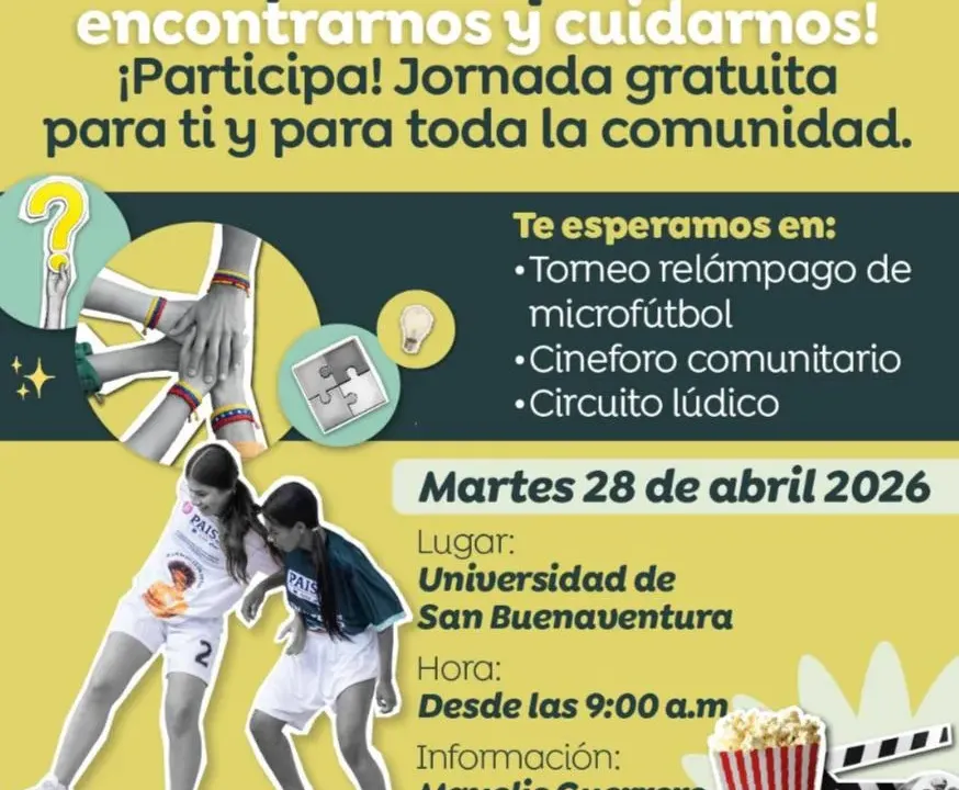 Fútbol, cine y diversión: activan jornada comunitaria por la salud materna y cuidado de niñas, niños y adolescentes