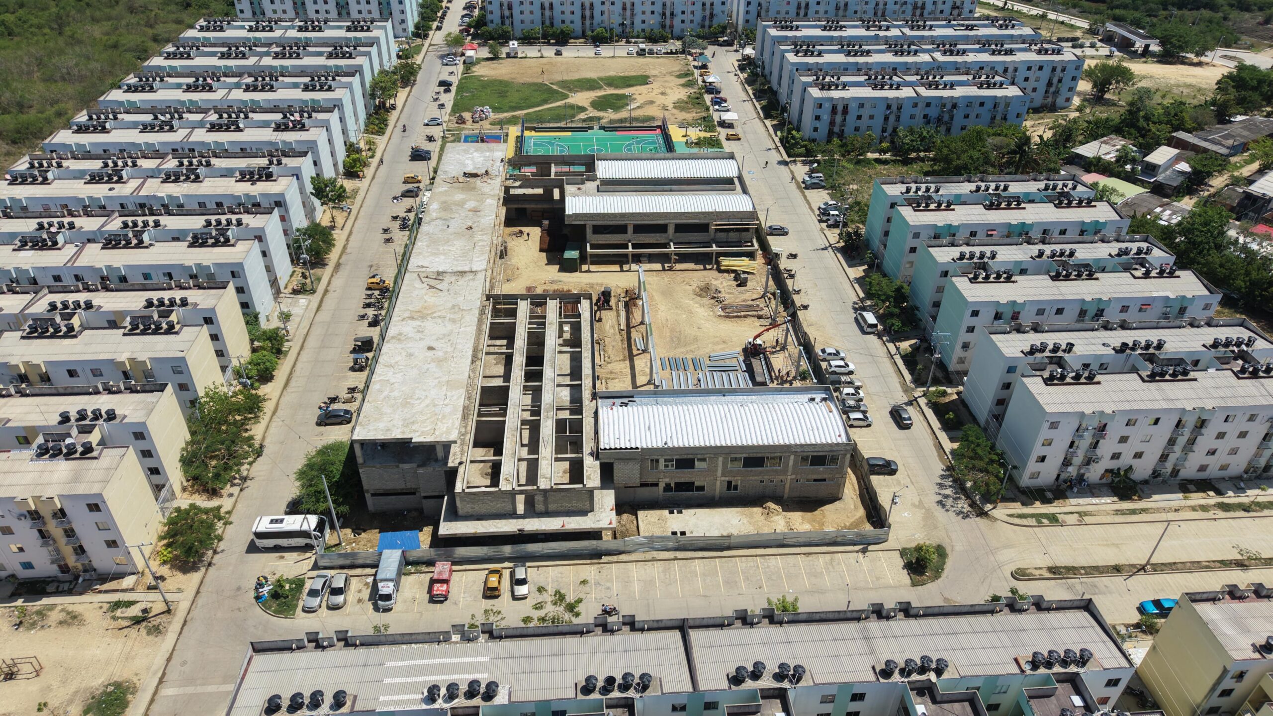 Nuevo colegio de Ciudadela de La Paz avanza al 70 % en El Pozón