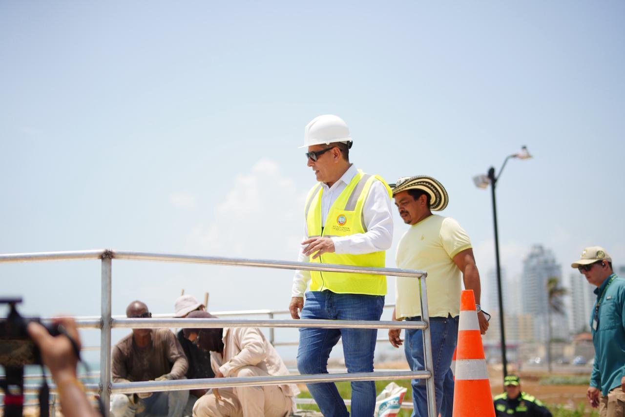 Nuevo mirador de la Avenida Santander entra en recta final con obras en Los Alcatraces