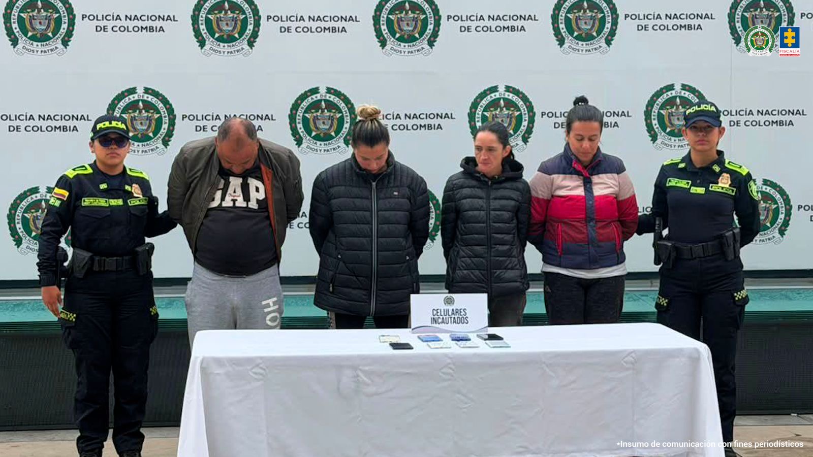 Golpean red dedicada al hurto de celulares en TransMilenio y eventos masivos en Bogotá