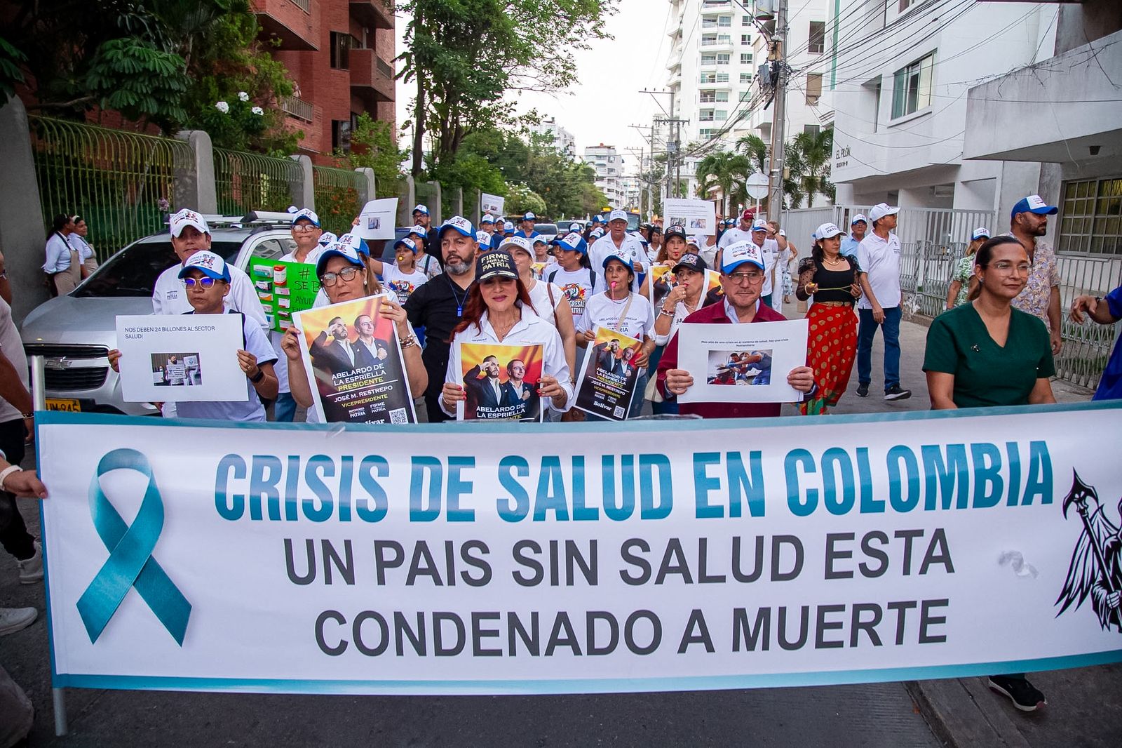 Gremio de la salud en Cartagena respalda a Abelardo De La Espriella y José Manuel Restrepo