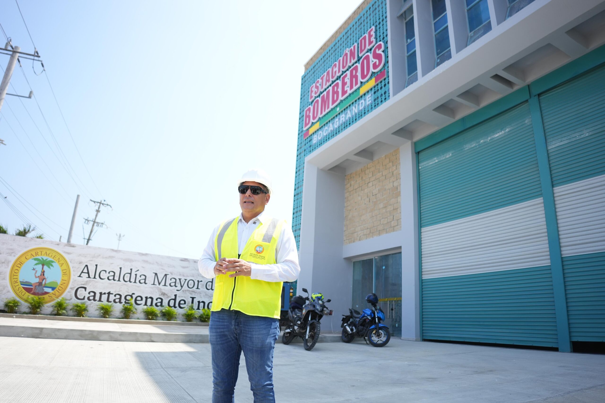 Dumek Turbay confirma nueva estación de Bomberos en Bocagrande para los 493 años de Cartagena