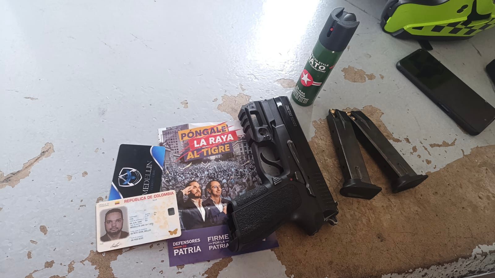 Equipo de seguridad de Abelardo De La Espriella frustra posible atentado en Envigado