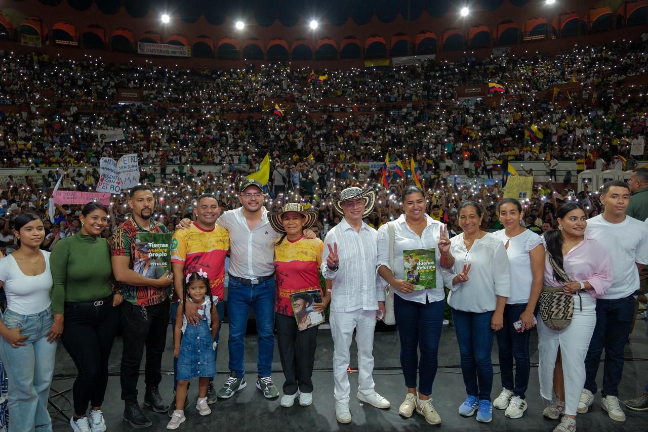 Presidente Petro le cumplió al Caribe fortaleciendo Reforma Agraria con entrega masiva de tierras