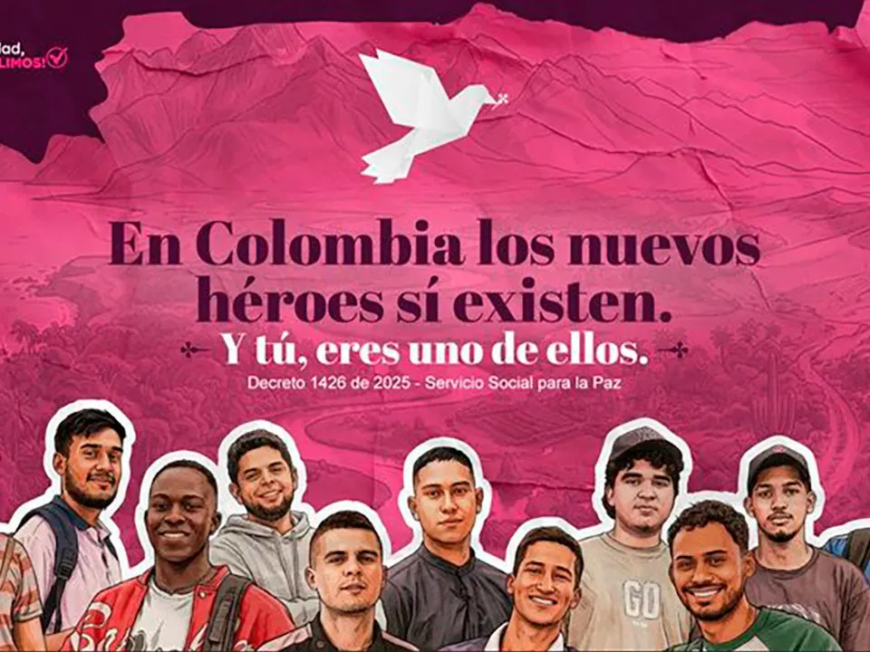 Abren convocatoria del Servicio Social para la Paz como alternativa al servicio militar para jóvenes