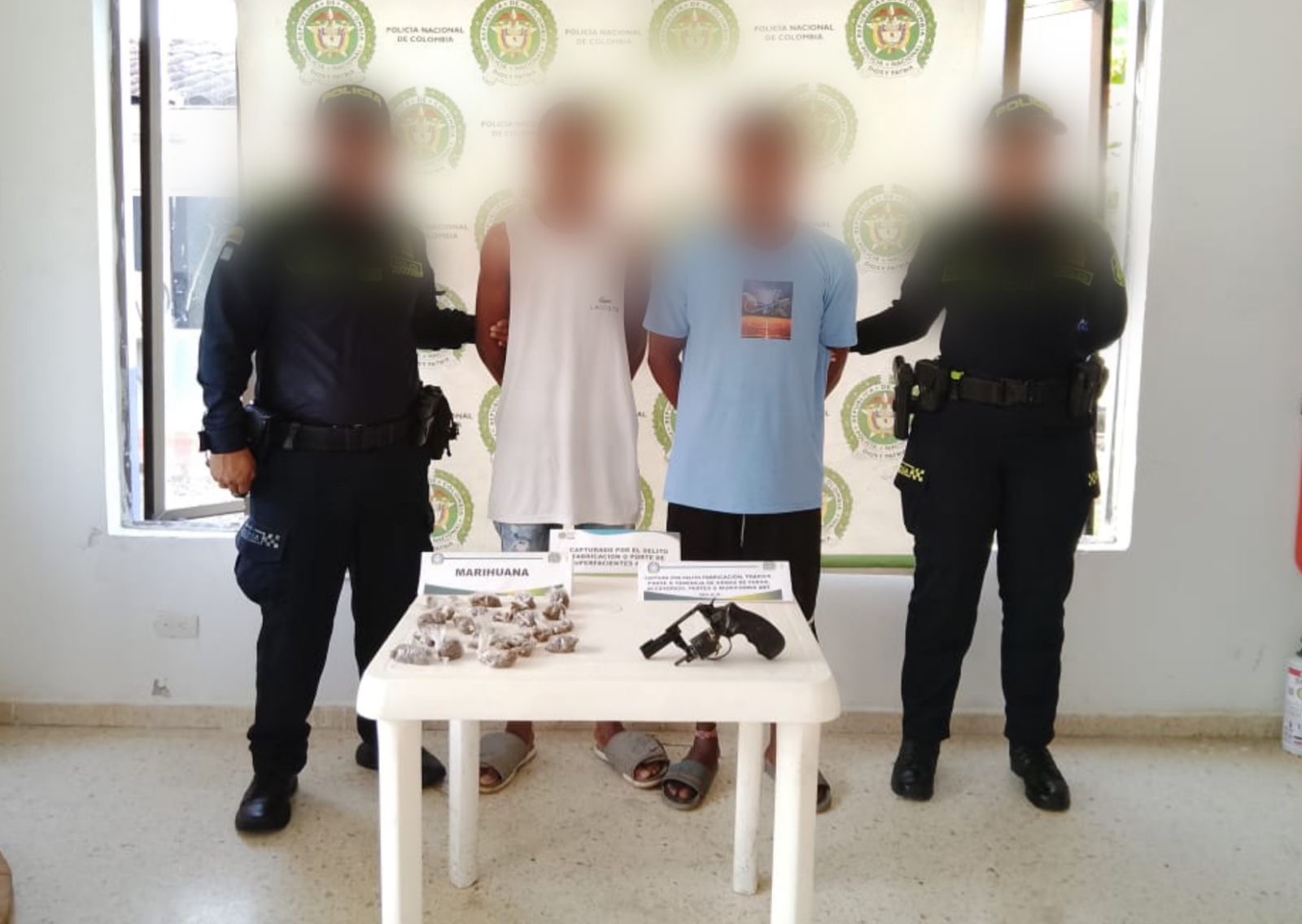 ¡Barrida contra el vicio! Once capturados y más de 4.280 dosis de droga incautadas