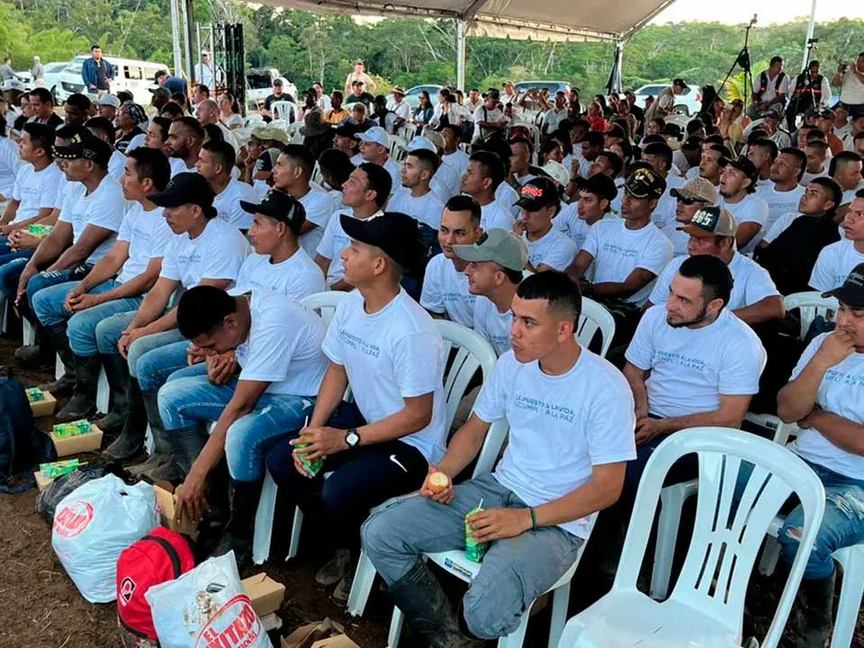 En La Hormiga se inició desarme e ingreso a Zona de Ubicación Temporal de la Coordinadora Nacional Ejército Bolivariano