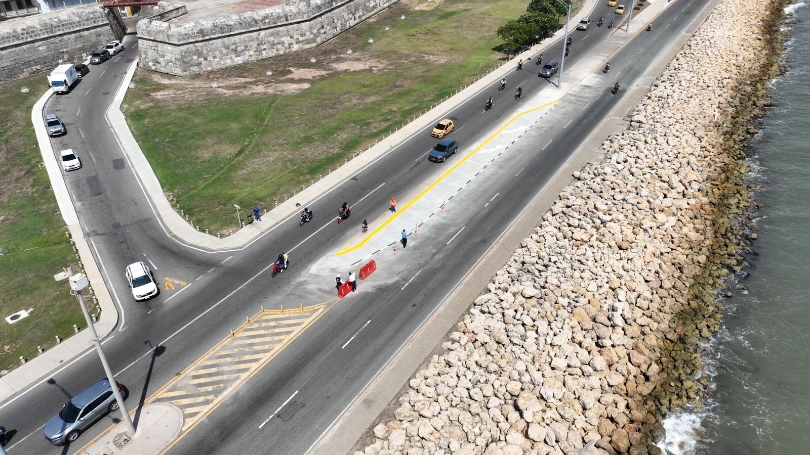 Entra en operación nuevo carril entre el Centro Histórico y Bocagrande