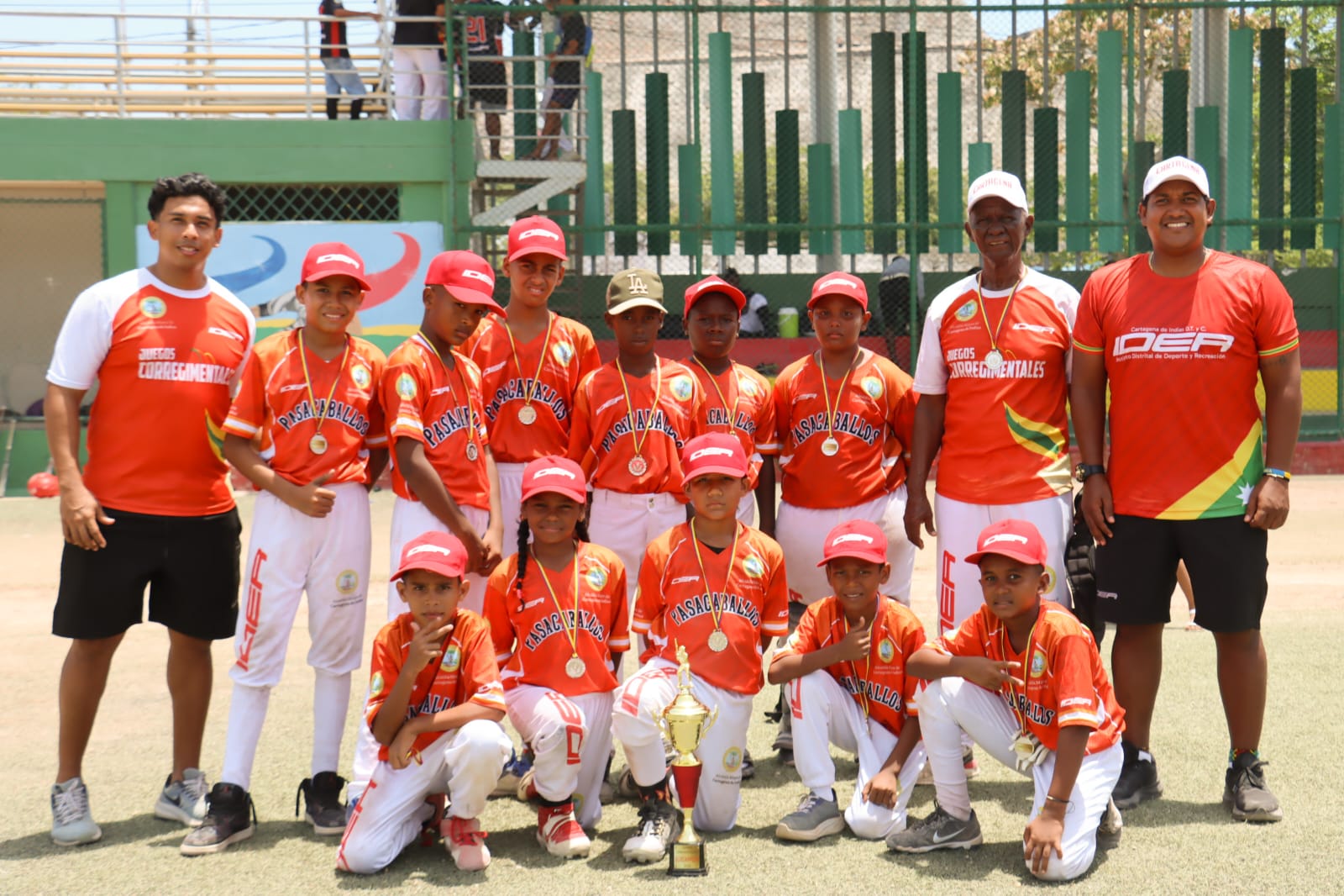 La Boquilla y Pasacaballos protagonizan gran fiesta del béisbol en Juegos Corregimentales IDER 2026
