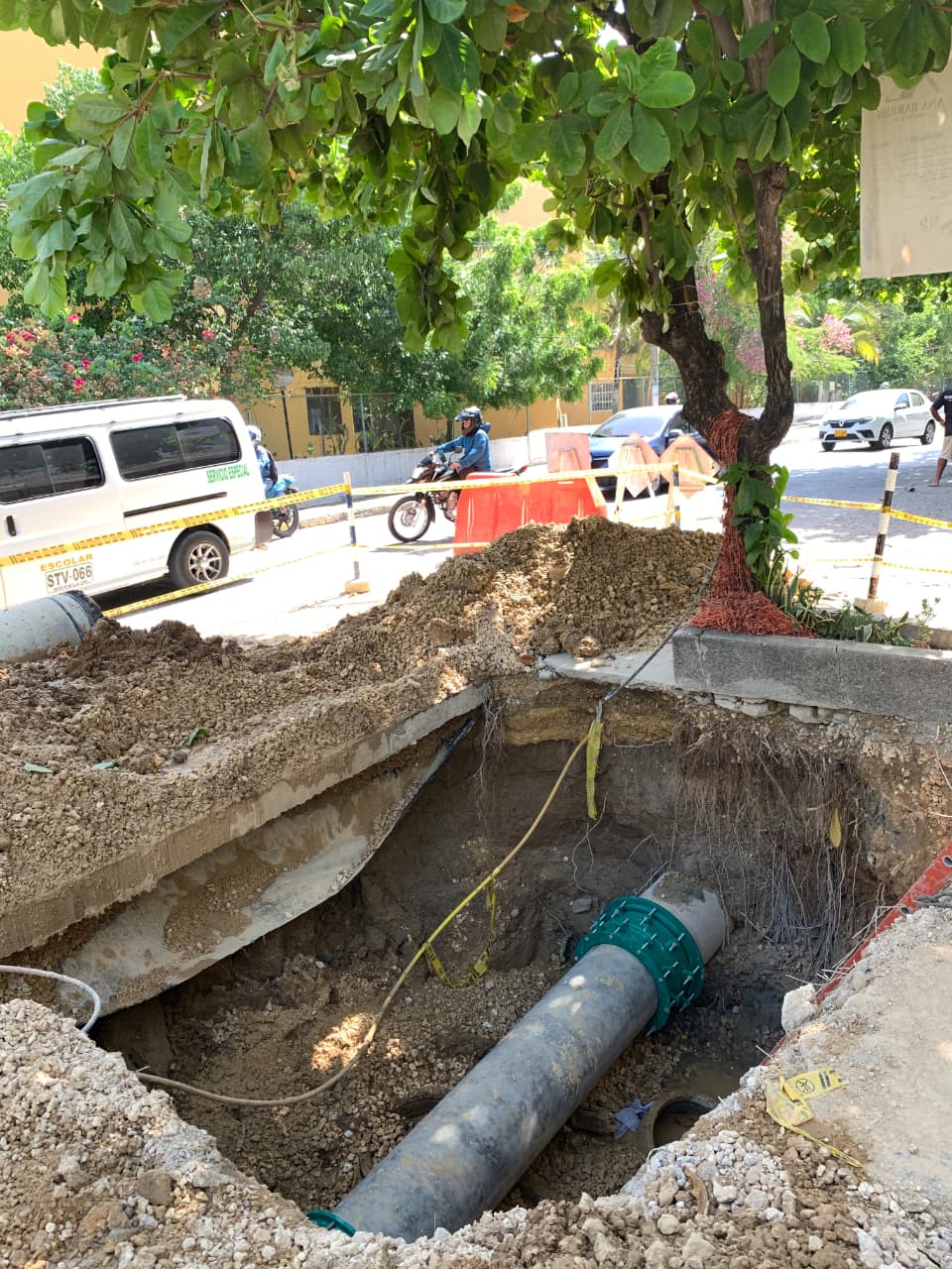 ACUACAR fortalece confiabilidad del acueducto con mantenimiento en la Avenida El Consulado