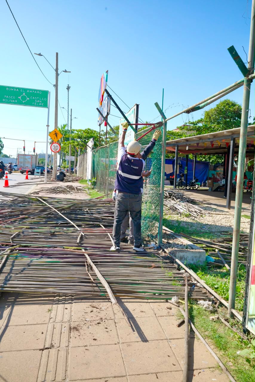 Distrito restituyó predio invadido en El Espinal, el cual conectará Centro Histórico y Castillo San Felipe