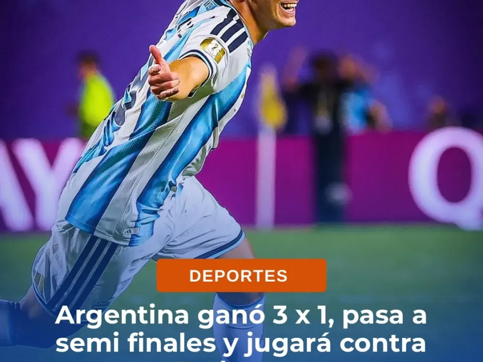 Argentina ya está en seminales y enfrentará a Inglaterra