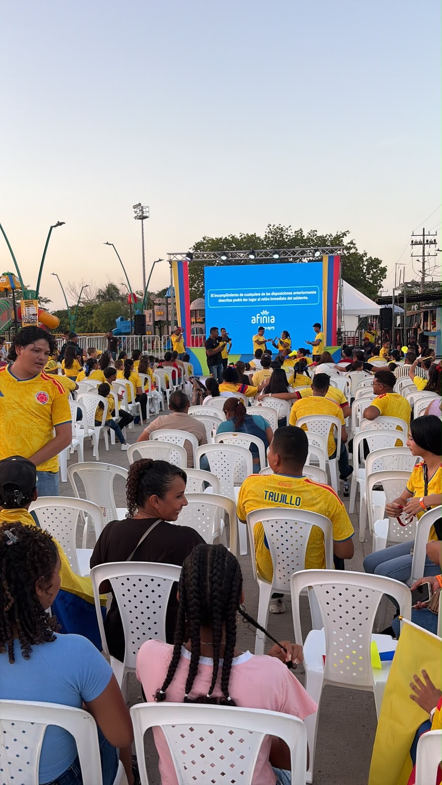 Afinia lleva la Tribuna de la Energía al corazón de Cartagena para alentar a la Selección Colombia