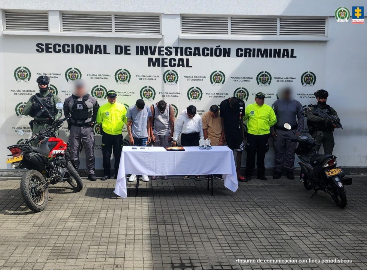 Aseguran a cinco presuntos implicados en el crimen de una mujer embarazada y su bebé en Cali