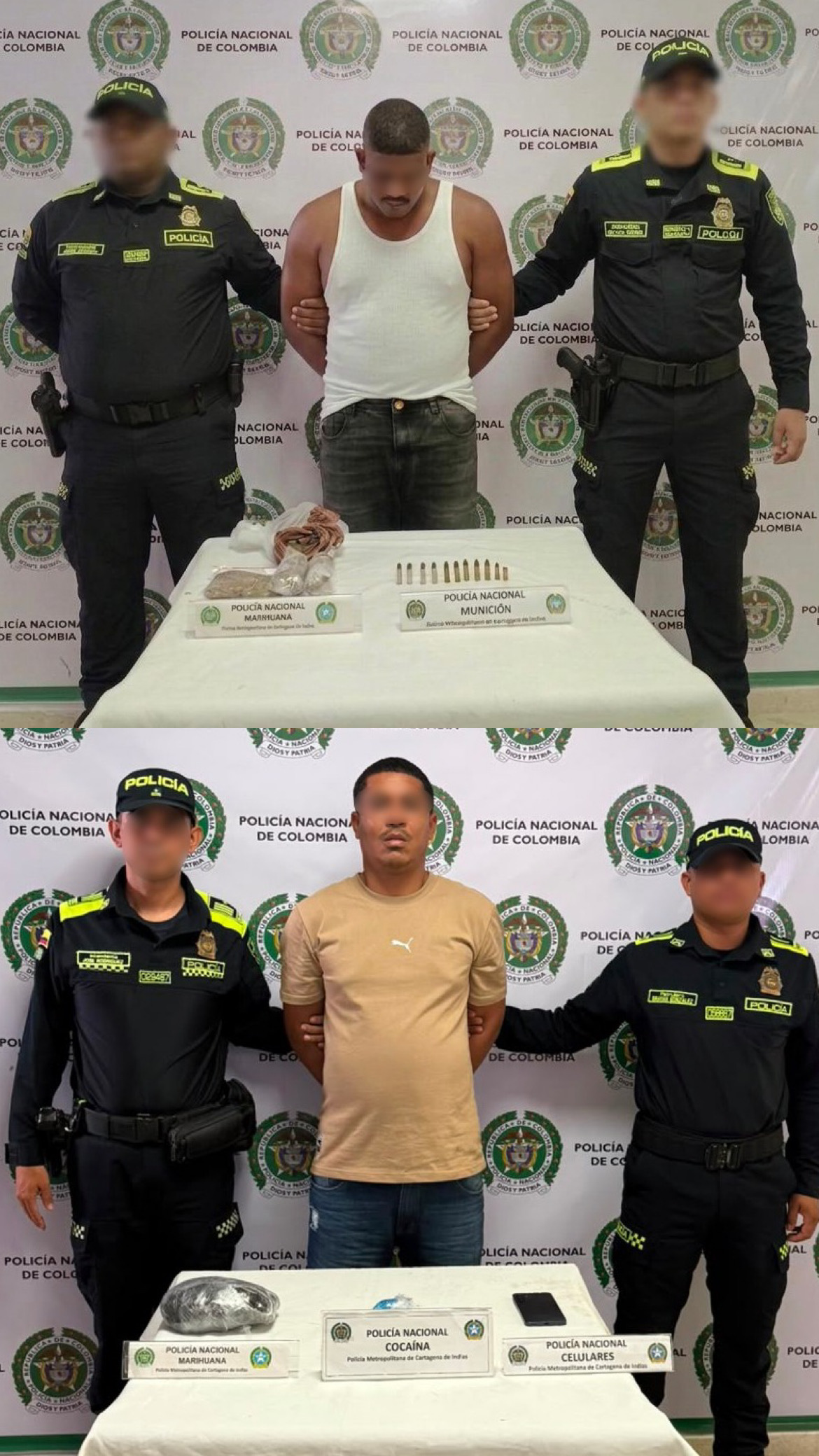 Policía captura a dos presuntos expendedores de “Los Salsas Nueva Generación”