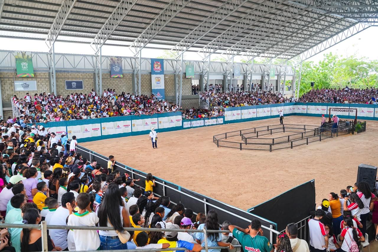 Panaca Viajero inició con lleno total en Magangué y seguirá llevando diversión a las familias bolivarenses