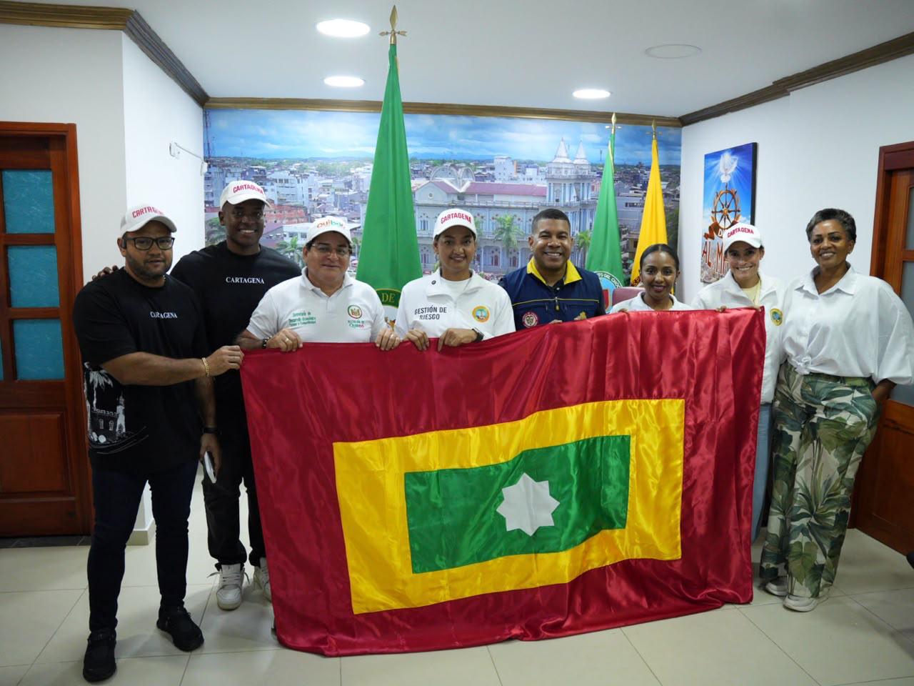 Cartagena lleva su solidaridad a Quibdó y acompaña la entrega de ayudas humanitarias