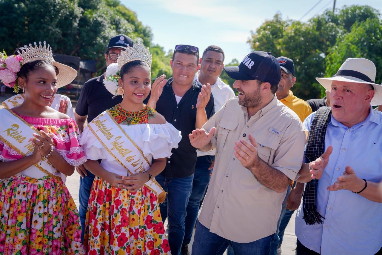 Gobernador de Bolívar entregó vía entre Talaigua Nuevo y Talaigua Viejo