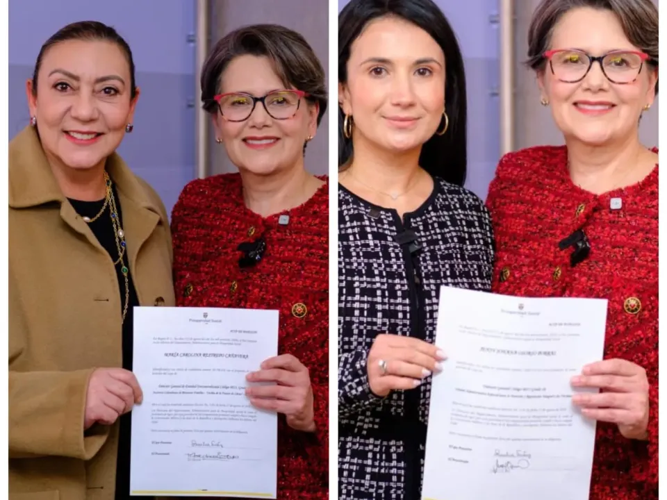 Nuevas directoras de ICBF María Carolina Restrepo y Unidad de Víctimas Jensy Johana Osorio