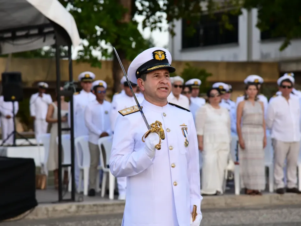 Contralmirante Darío Sanabria Gaitán, nuevo Director de Escuela Naval de Cadetes Almirante Padilla