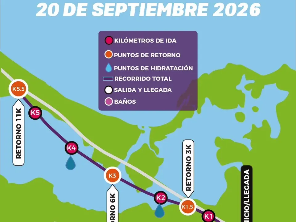 Listo el recorrido de la carrera 11K Píntate Iderbol: Una experiencia para correr sobre el viaducto del gran Manglar