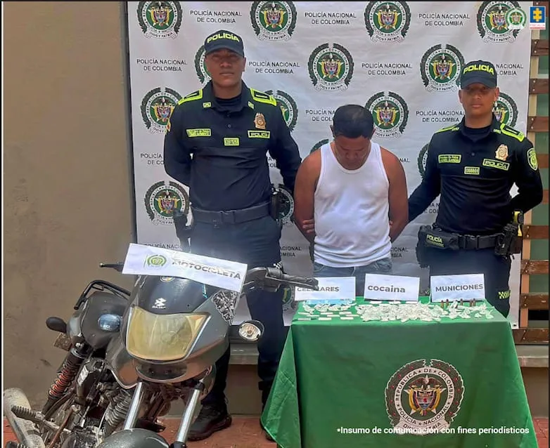 Envían a prisión a hombre investigado por presunta venta de cocaína en Turbaco
