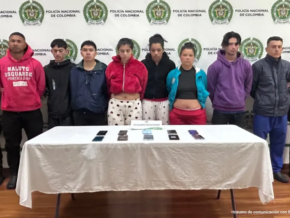 Capturan a 10 presuntos integrantes del Tren de Aragua por extorsiones a transportadores en Bogotá