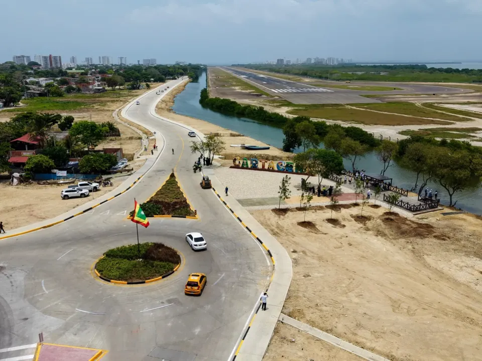 Nueva conexión vial mejora la movilidad entre San Francisco y el 7 de Agosto en Cartagena