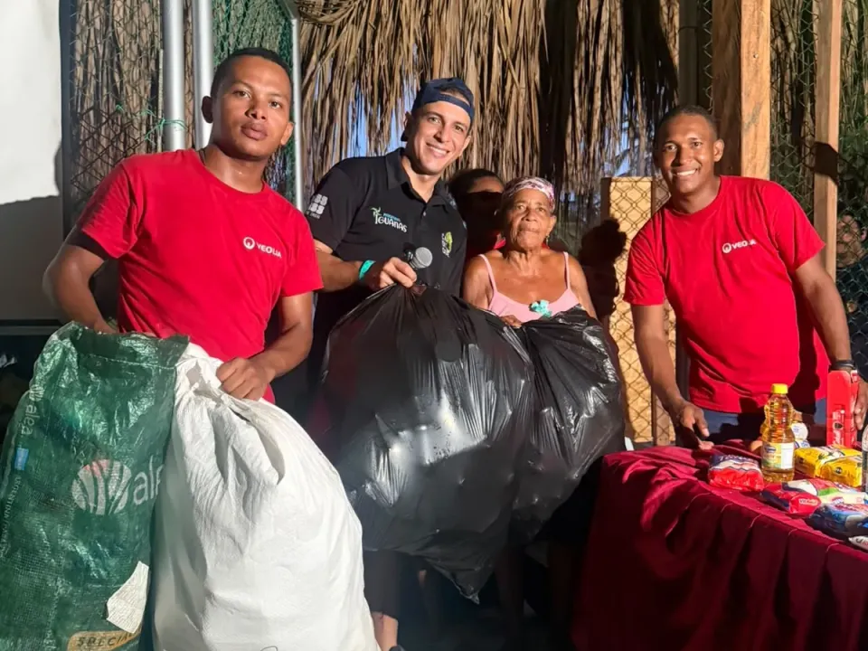 Veolia y Cardique incentivan el reciclaje en el Islote e Isla Múcura