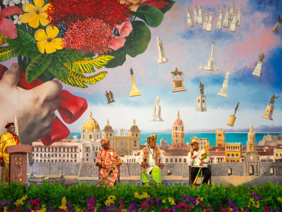 Homenaje 20 años a Grandes Lanceros de Fiestas de Independencia de Cartagena