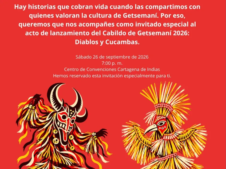 Gimaní Cultural lanza Cabildo de Getsemaní 2026: “Diablos y Cucambas”, en homenaje a los Diablos de Uré