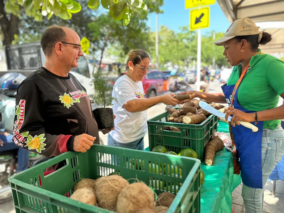 Mercado campesino en Cartagena vendió $6,2 millones y benefició a productores locales