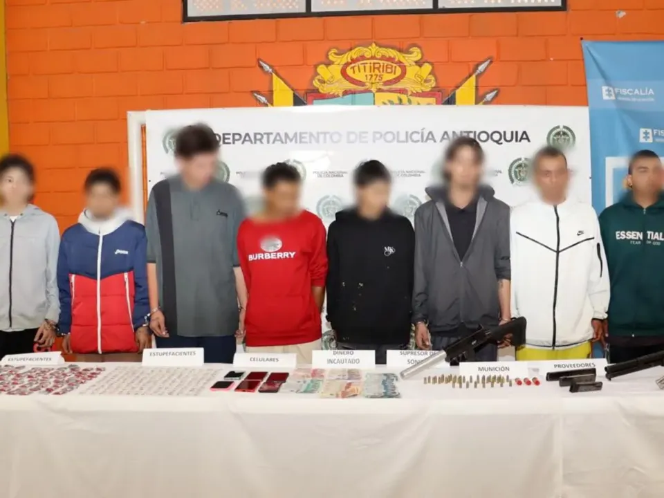 Golpe a estructuras criminales en Antioquia: capturan a 30 presuntos integrantes